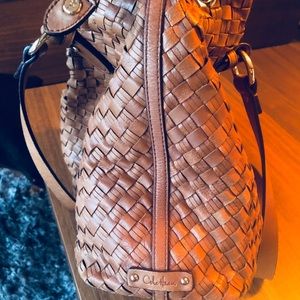 Cole Haan leather woven purse 👜😘